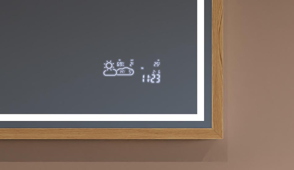 Espejo de pared tipo loft con iluminación LED y diseño moderno | ARTFORMA