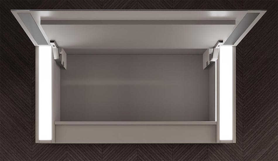 Frente practicable del armario