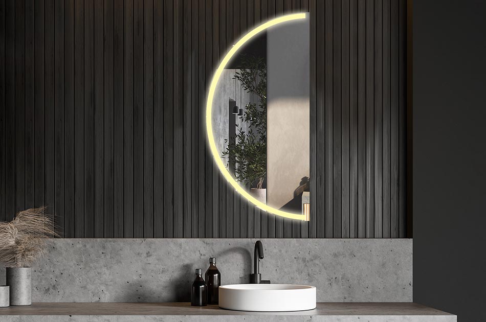 La posibilidad de elegir el color de la retroiluminación del producto permite ajustarlo al ambiente de tu cuarto de baño.