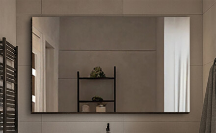 Espejos con tapa decorativa sin iluminación