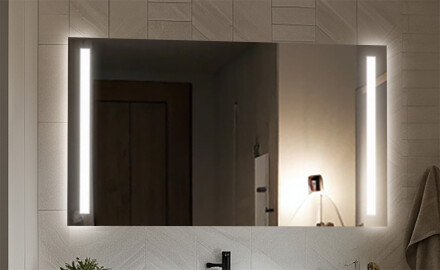 Espejos rectangulares a pilas