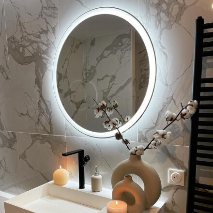 Artforma - Armario con espejo con luz LED Sofia 100 x 50cm