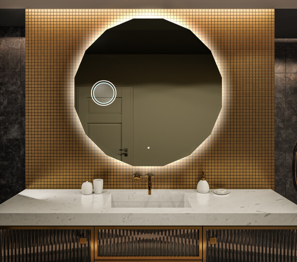 Artforma - Espejo baño con luz LED SMART L136 Samsung