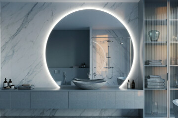 Espejos de medio círculo