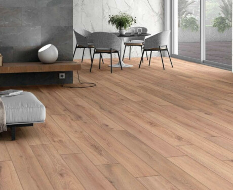 Gres con efecto madera para suelo, 20x120, Frame Mid, mate, rectificado, A4H101