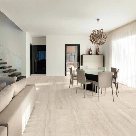 Gres para suelo de 60 x 120 cm, blanco mate, A4H1057, Memento Travertino Bianco Mat #6