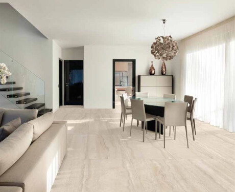 Gres para suelo, 60 x 120 cm, beige mate, A4H1063, Memento Travertino Ambra Mat