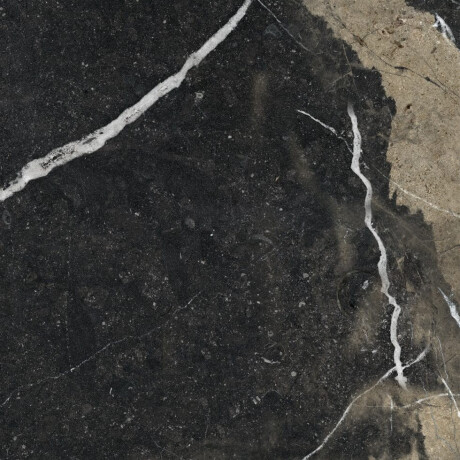 Gres esmaltado para suelo, 60 x 120, negro con vetas doradas, brillante, rectificado, A4H109 Pierre Black #26
