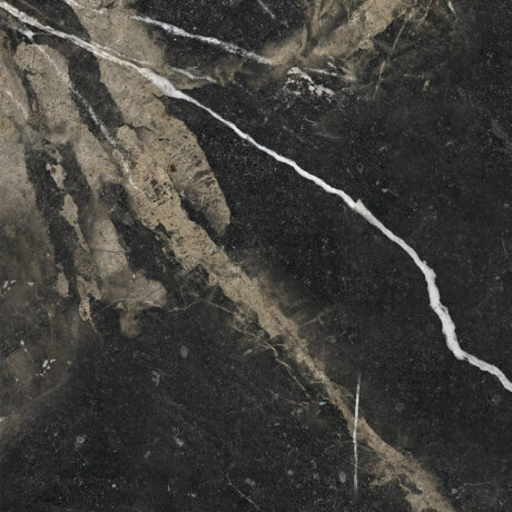 Gres esmaltado para suelo, 60 x 120, negro con vetas doradas, brillante, rectificado, A4H109 Pierre Black #30