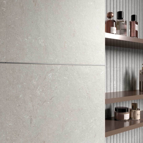 Azulejo de gres para pared de 60 x 120 cm, gris mate, A4H1097 Shellstone Grigio Rigat-One #4