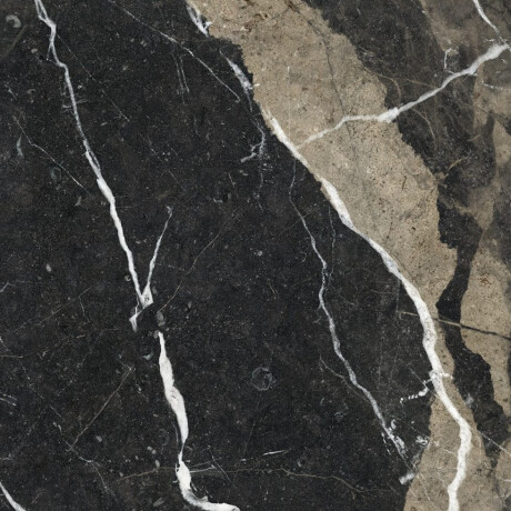 Gres esmaltado para suelo, 60 x 120, con vetas doradas, mate, rectificado, A4H110 Pierre Black #10
