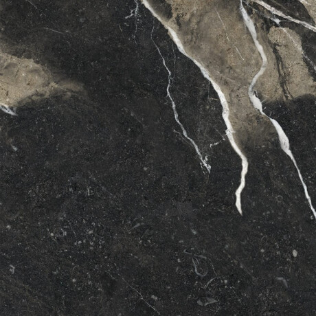 Gres esmaltado para suelo, 60 x 120, con vetas doradas, mate, rectificado, A4H110 Pierre Black #14