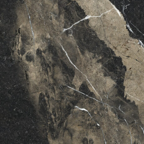 Gres esmaltado para suelo, 60 x 120, con vetas doradas, mate, rectificado, A4H110 Pierre Black #39