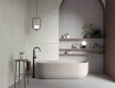 Azulejo de gres para pared de 60 x 120 cm, color beige mate, A4H1100 Shellstone Beige Rigat-One