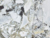 Gres de gran formato 120x280, mármol blanco con vetas doradas, acabado mate A4H1116 Bellezza Bianca