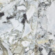 Gres de gran formato 120x280, mármol blanco con vetas doradas, acabado mate A4H1116 Bellezza Bianca #1
