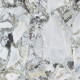 Gres para suelo 120x120, mármol blanco con vetas doradas, acabado brillante A4H1120 Bellezza Bianca #3