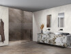 Gres esmaltado para suelo, 120 x 280 cm, marrón piedra mate, A4H1133, Agathos Multicolor