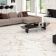 Gres esmaltado para suelo, 60 x 120 cm, blanco con vetas doradas, mate, rectificado, A4H116 Varenna #2