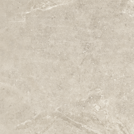 Gres para suelo de 60x120, gris claro con un cálido tono beige y vetas, mate, A4H140 Ermetica Bianco #6