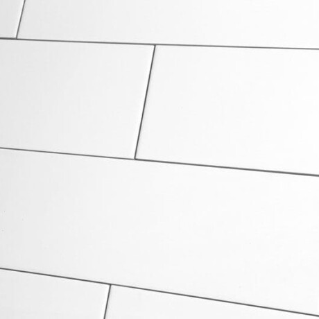 Azulejo cerámico para pared 10x30, blanco mate, liso, A4H18 Blanco Mate #2