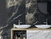 Azulejo de gres de gran formato, 120 x 270 cm, negro mate con vetas doradas, rectificado, A4H196 Pierre Black