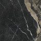Azulejo de gres de gran formato, 120 x 270 cm, negro mate con vetas doradas, rectificado, A4H196 Pierre Black #6