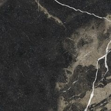 Gres esmaltado para suelo Pierre Black, 120 x 120 cm, negro brillante con vetas doradas, rectificado, A4H197 #7