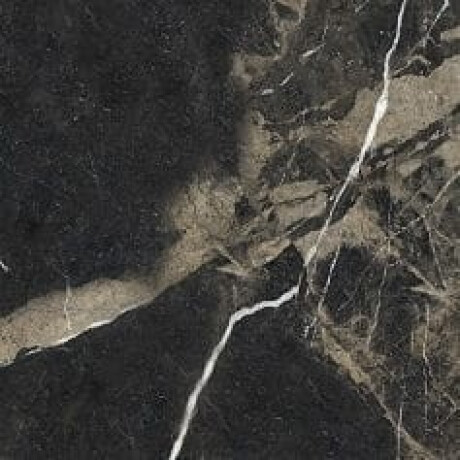Gres esmaltado para suelo Pierre Black, 120 x 120 cm, negro brillante con vetas doradas, rectificado, A4H197 #13