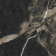 Gres esmaltado para suelo Pierre Black, 120 x 120 cm, negro brillante con vetas doradas, rectificado, A4H197 #13