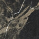 Gres esmaltado para suelo Pierre Black, 120 x 120 cm, negro brillante con vetas doradas, rectificado, A4H197 #15