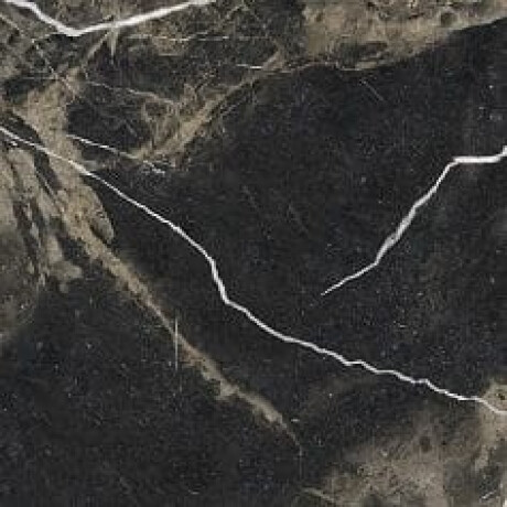 Gres esmaltado para suelo Pierre Black, 120 x 120 cm, negro brillante con vetas doradas, rectificado, A4H197 #19