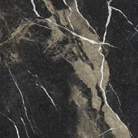 Gres esmaltado para suelo Pierre Black, 120 x 120 cm, negro brillante con vetas doradas, rectificado, A4H197 #20