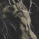 Gres esmaltado para suelo Pierre Black, 120 x 120 cm, negro brillante con vetas doradas, rectificado, A4H197 #20