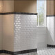 Azulejo cerámico biselado para pared, 10x20, blanco brillante, biselado A4H22 Blanco Brillo #1