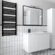 Azulejo cerámico para pared 10x20, blanco mate, liso, A4H23 Blanco Mate #1