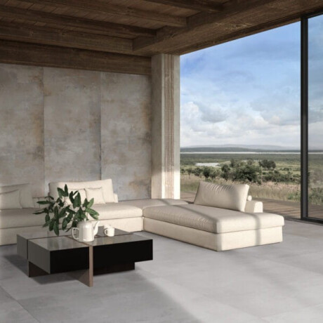 Gres esmaltado para suelo, 120 x 280 cm, gris mate, rectificado, A4H250 City Grey #6