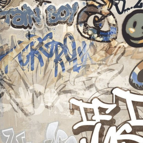 Gres esmaltado para suelo, de gran formato (120 x 280 cm), color beige mate, rectificado, A4H255 City Graffiti Beige #4