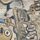 Gres esmaltado para suelo, de gran formato (120 x 280 cm), color beige mate, rectificado, A4H255 City Graffiti Beige #7