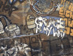Gres esmaltado para suelo, de gran formato (120 x 280 cm), mate, rectificado, A4H262 City Graffiti Multicolor