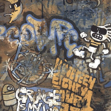 Gres esmaltado para suelo, de gran formato (120 x 280 cm), mate, rectificado, A4H262 City Graffiti Multicolor #5