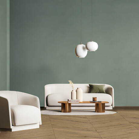 Gres esmaltado para suelo, 120 x 280 cm, verde mate, rectificado, A4H351 Mood Rise #4