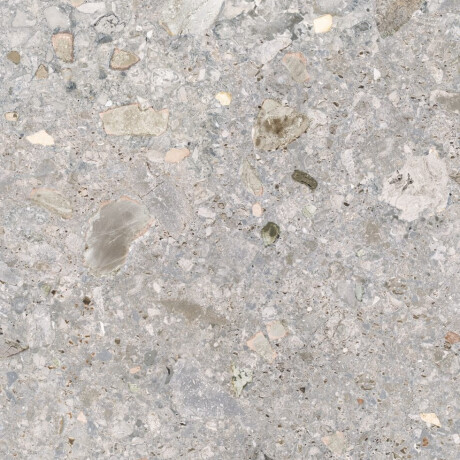 Gres esmaltado para suelo, 60 x 120 cm, gris claro mate, rectificado, A4H418, terrazo Ceppo Di Gre Multi #4