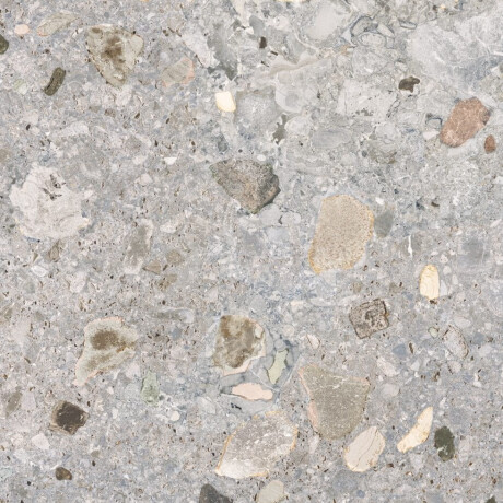 Gres esmaltado para suelo, 60 x 120 cm, gris claro mate, rectificado, A4H418, terrazo Ceppo Di Gre Multi #7