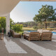 Gres esmaltado para suelo, 60 x 120 cm, gris claro mate, rectificado, A4H418, terrazo Ceppo Di Gre Multi #11