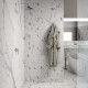 Gres esmaltado para suelo, 120 x 280 cm, mate, con vetas grises, rectificado, A4H452 Statuario Superiore #1