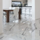 Gres esmaltado para suelo, 120x120, brillante, con vetas grises, rectificado, A4H454 Statuario Superiore #4