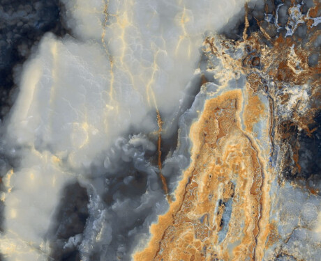 Gres de gran formato 120x280, mármol azul intenso con vetas, acabado brillante A4H674 Eterno Blu