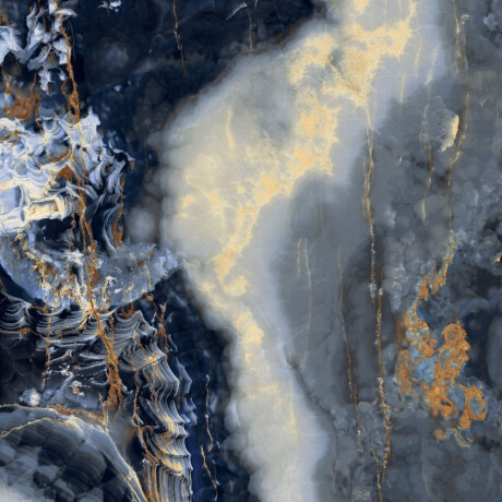 Gres de gran formato 120x280, mármol azul intenso con vetas, acabado brillante A4H674 Eterno Blu #3