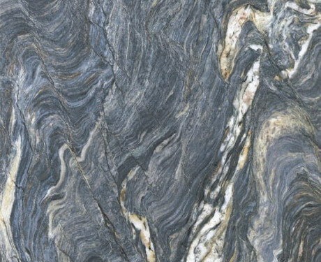 Gres de gran formato 120x280, mármol azul con vetas claras, acabado mate, A4H678 Esplosione
